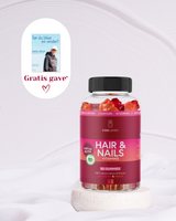 VitaYummy Hair & Nails – Raspberry & Peach – 90 pcs