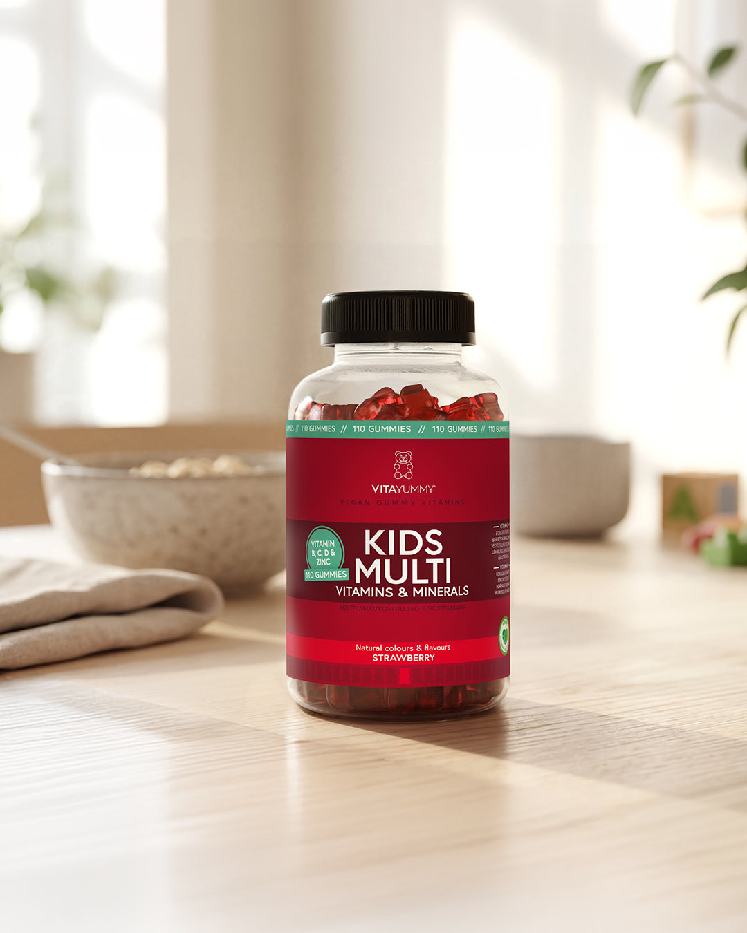 Kids Multi Strawberry 110 stk.