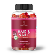 VitaYummy Hair & Nails – Raspberry & Peach – 90 stk (8900351885635)